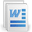 Small Microsoft Word icon